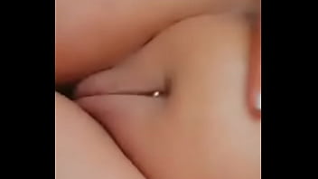 Plays with shaved pussy Plays with shaved pussy