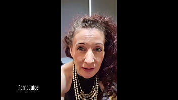 Classy posh british milf scarlet swallows black cock cum