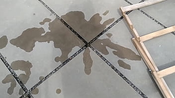 Almost caught squirting in public