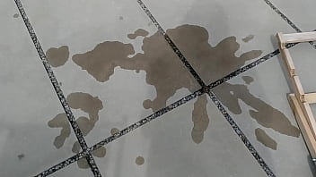 Almost caught squirting in public