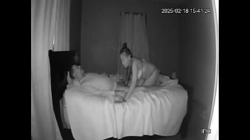 Cheating hubby enjoys himself