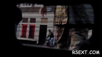 Slim doxy rocks a hard pole