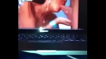 Big cock playing with