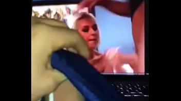 Big cock playing with