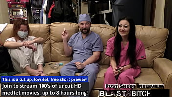 Blaire celeste gives two blowjobs before getting blasted with cum