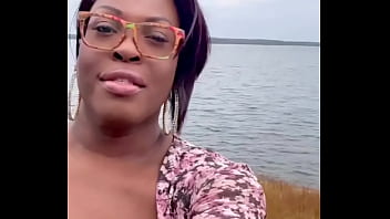 A lil fresh air #blacktrans #ebonytrans #blacktgirls #prettytrans #beautitultrans #sexytrans #naturaltrans #brownskintran