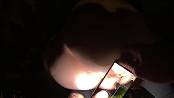 Wife almost caught having sex in public