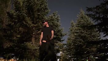 Wife almost caught having sex in public