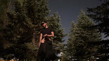 Wife almost caught having sex in public