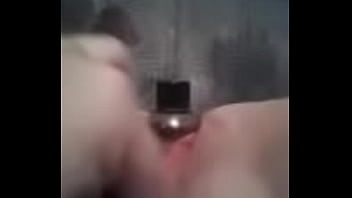 Toy oil bottle making me cum