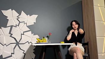 Solo girl masturbate when no one is home