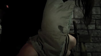 Hexenkuh – Eine Vollbusige Magd Muss Mit Einem Sack über Dem Kopf Auf Einer Bank Knien Während Sie Mit Psychospielen Gestresst Wird Trailer thumbnail