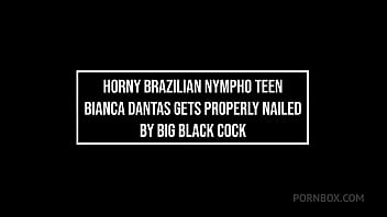 Skinny brazilian 18years nympho bianca dantas intensly fuck by huge black cock anal bbc eye rolling back climax hard