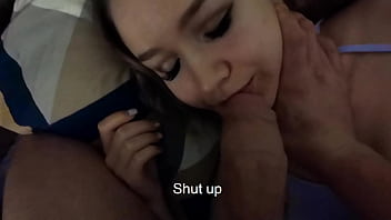 Cutie got hard facefuck and rough sex stepbrother with cum on ass after waking up Cutie got hard facefuck and rough sex stepbrother with cum on ass after waking up