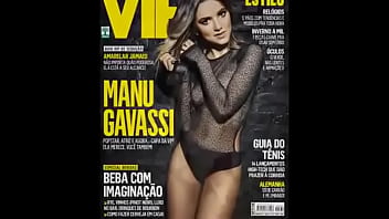 Horny brunette loves to show off her curves in videos