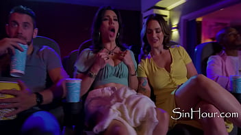 Thick Ass Babe Ditches Her Date To Fuck A Tranny At The Cinema thumbnail