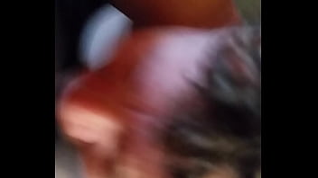 Creamy facial on big breast woman