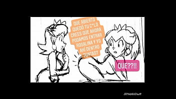 Fiesta de piscina en el laberinto princesa peach gigante