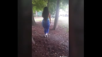 Super hot candid walking latina booty