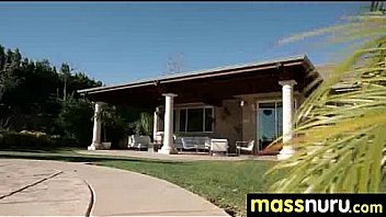 Nuru massage ends with a hot shower fuck 5