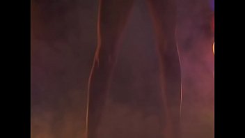 Blonde solo model masturbating with a giant dildo