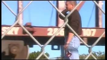 Cute and starving cheryl sucks her favourite white cock in the toilet room