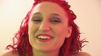 A facial farewell busty redhead gets her tits and mouth fucked and her face covered in cum