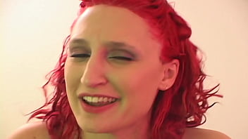 A facial farewell busty redhead gets her tits and mouth fucked and her face covered in cum