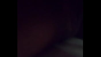 Chick plays with her self on chair