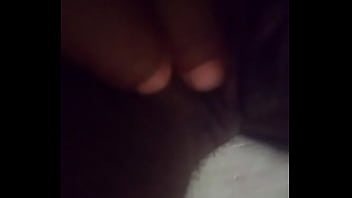 Chick plays with her self on chair