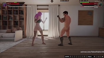 Cassie vs jerle nf3d mixed combat no rules apartment battle