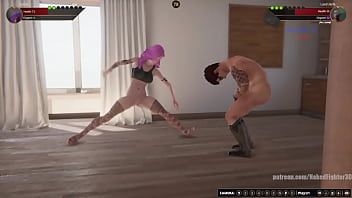Cassie vs jerle nf3d mixed combat no rules apartment battle