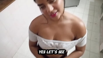 Vlog i film my beautiful brunette stepsister so i can fuck her really well