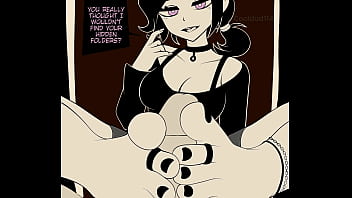 Ashley graves footjob animated