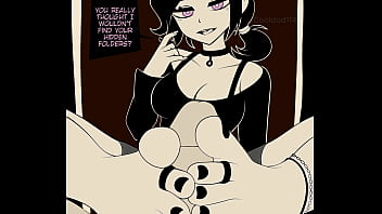 Ashley graves footjob animated