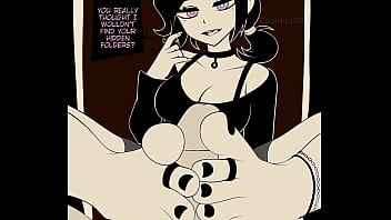 Ashley graves footjob animated