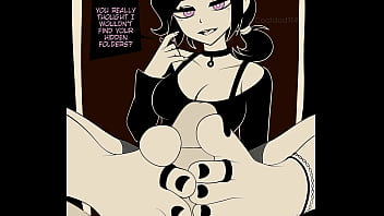 Ashley graves footjob animated