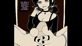 Ashley graves footjob animated