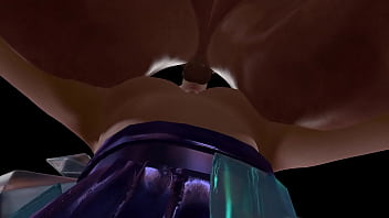 Pink gamer girl teen from league of legends gets filled in every hole Pink gamer girl teen from league of legends gets filled in every hole