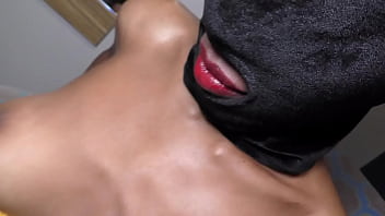 Luscious petit ebony model take creampie