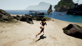 The ancient statue awakened and began rhythmically fucking lara croft