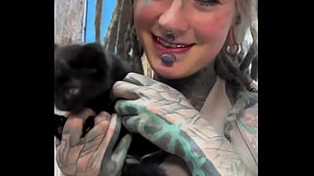 Sweet little black kitty cat what's your favorite thing about black cats #blackkittylove #sweet #catvibes #psyla