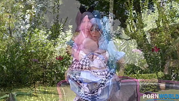 Busty Carnival Hot Babe In Costume Unleashes Her Big Tits thumbnail