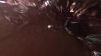 Wet action with passionate couple