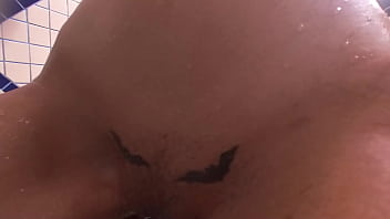 Wet action with passionate couple