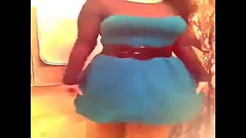 Dance with short dress no pantie and tits