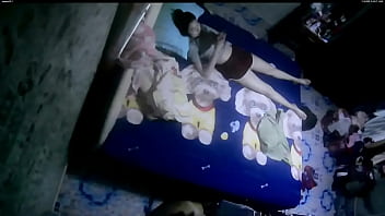 Behind the scenes of a beautiful woman masturbating