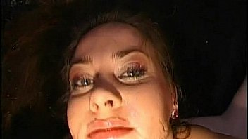 Hotties get cumshot shower