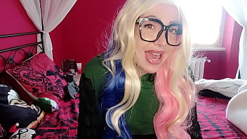 Chantal try her new very big cock