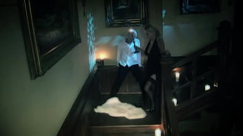 Carly swallows loads at church